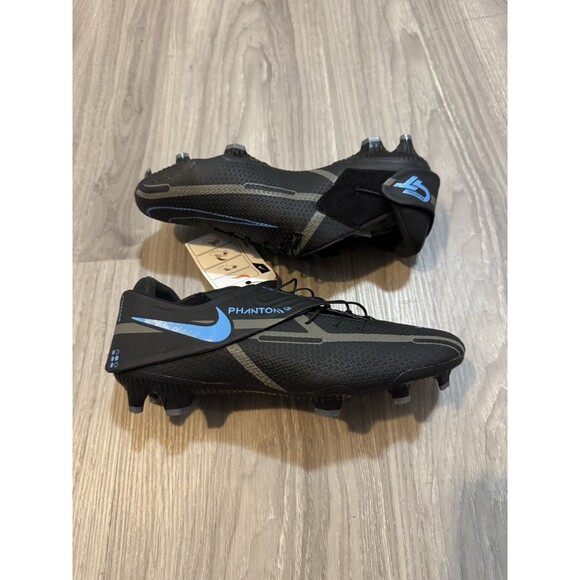 Nike Phantom Gt2 Pro + Flyease Fg Black-Iron Grey Mens Sz 4.5 [DO2193-005] NEW